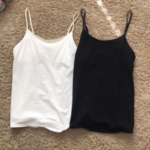 black and white tank top/cami